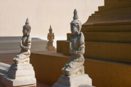 Chiang Rai, Thailand, temple statues