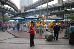 Bangkok centrum met boeddhistische uiting