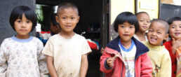 School children in Mae Salong, Thailand