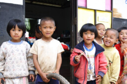 School children in Mae Salong, Thailand