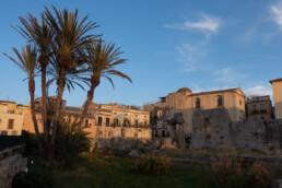 Siracusa, zonsondergang