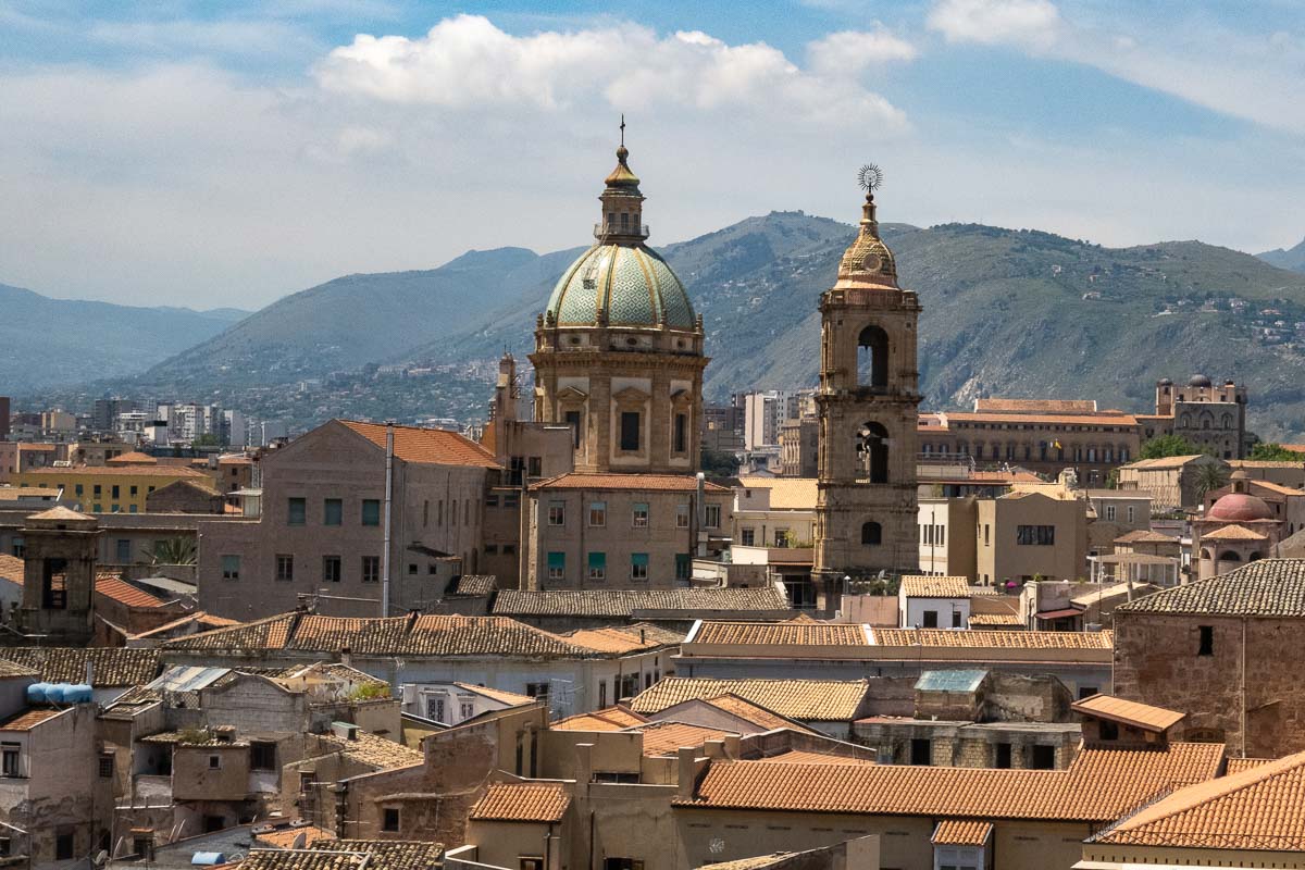 Palermo, uitzicht op de stad