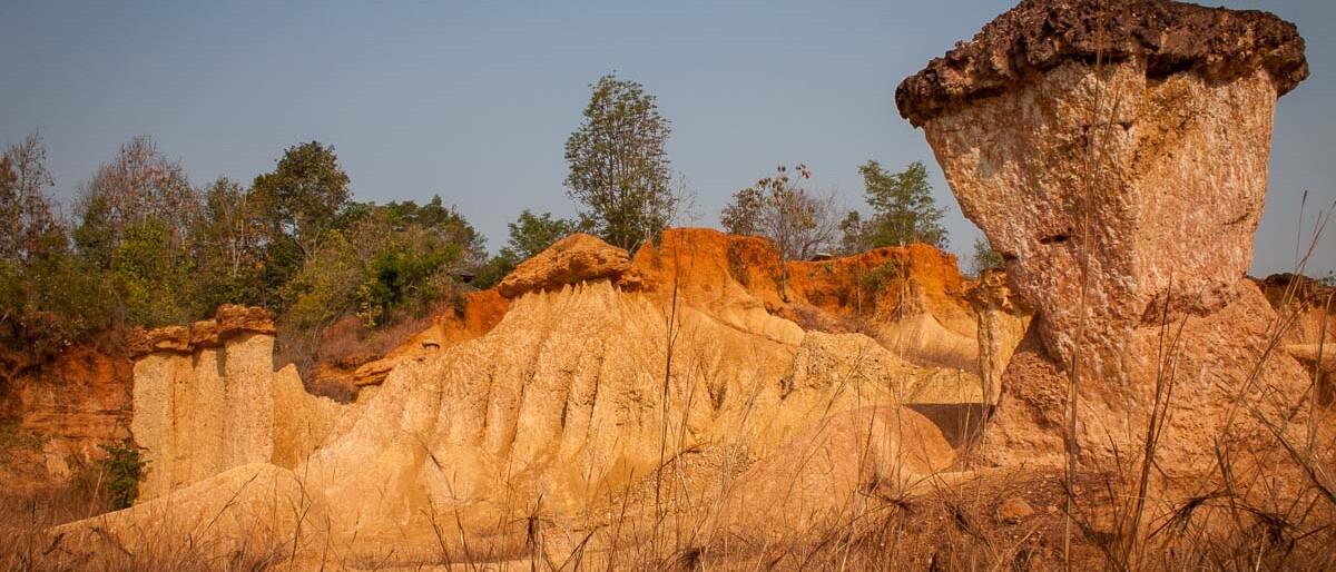 Eroded stone formation